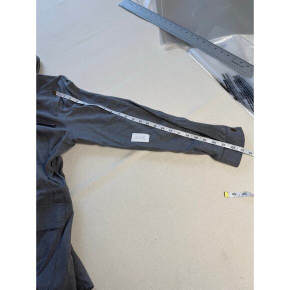 Sunday women's grey full zip hooded lightweight jacket Size XL Drawstring Waist - Picture 6 of 12